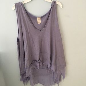 Free People Distressed Top